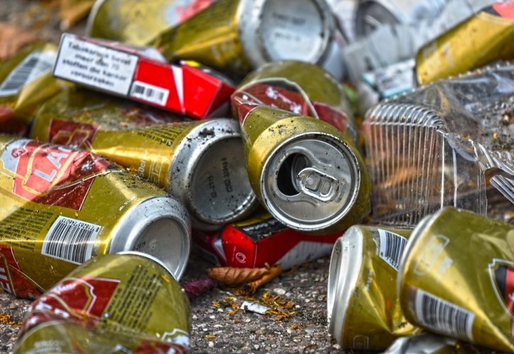 Samla pant i tygpåsar
